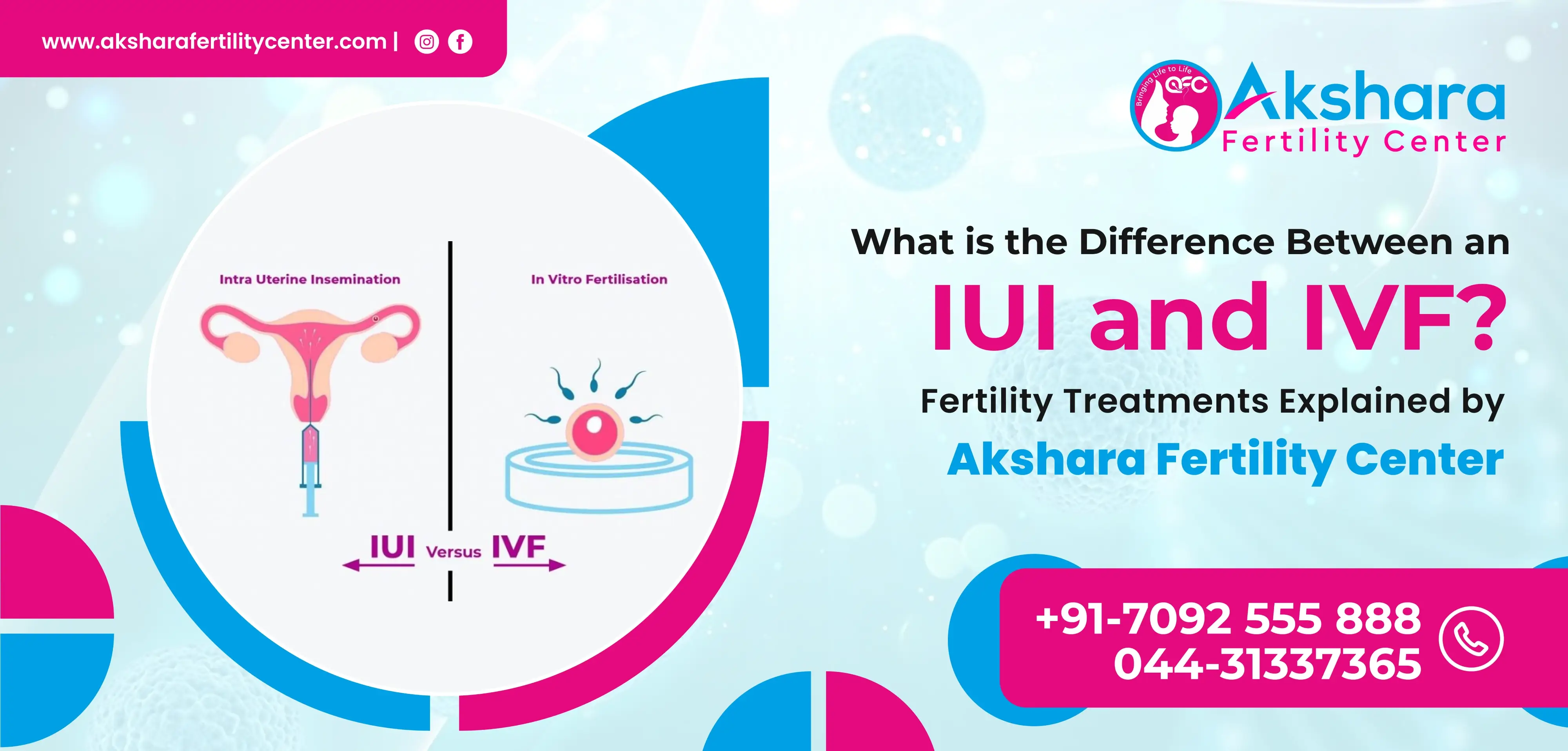 What is the Difference Between an IUI and IVF? Fertility Treatments Explained by Akshara Fertility Center